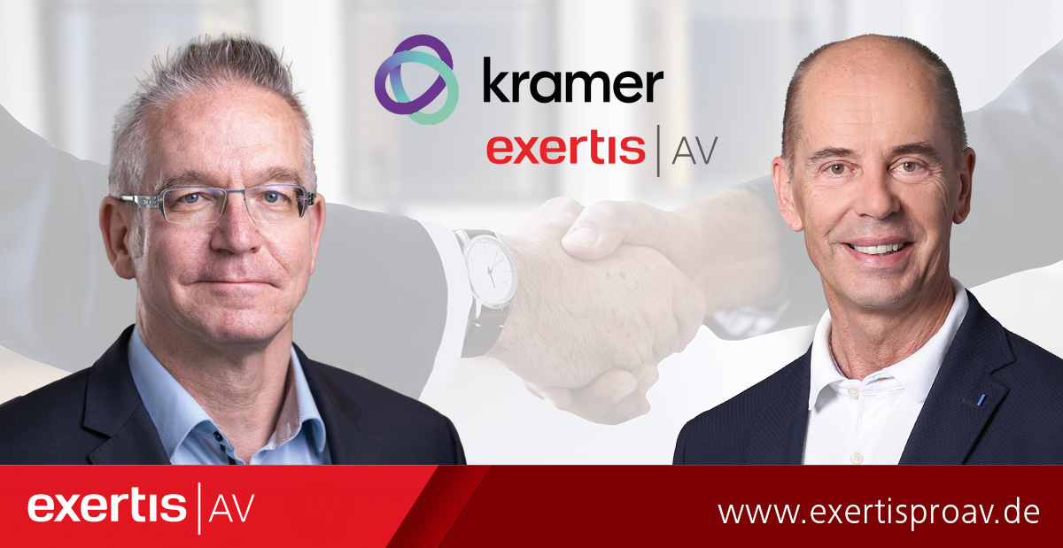 Exertis AV und Kramer erweitern Vertriebsgebiet auf DACH-Region